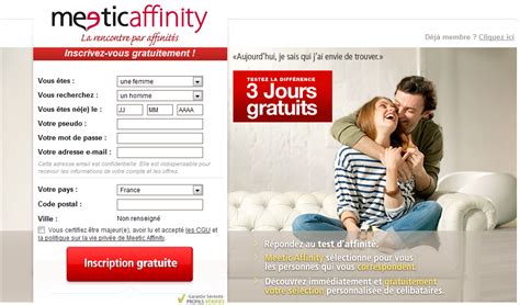 meetic affinity 3 jours gratuit|Découvrez comment profiter de l’offre Meetic 3 jours gratuit